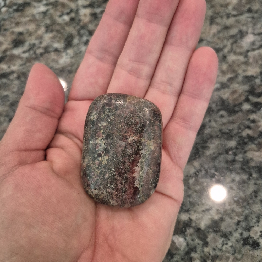 Natural Llanite Jasper Que Serra Palm Stone #3 New - Picture 10 of 10